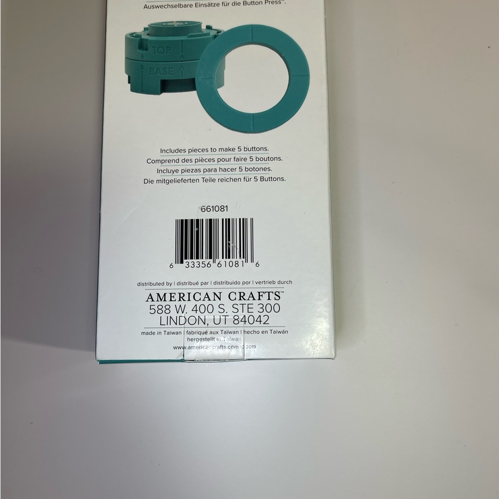 We R Memory Keepers Button Press Inserts-Large (58mm) new - Picture 4 of 6